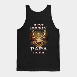 Best Buckin Papa Ever Father' s day Tank Top